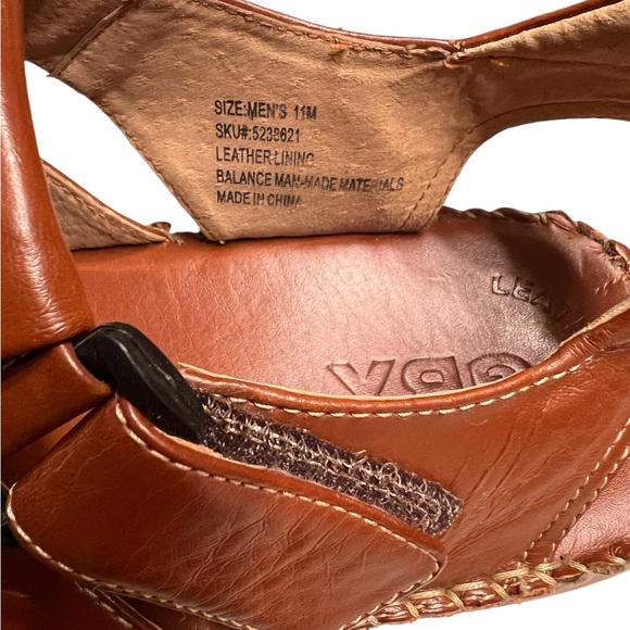 Leather Fisherman’s Sandals Size 11M - Picture 2 of 4